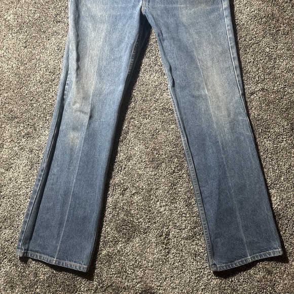 Vintage Levis 517 Jeans Mens 34x32 Blue Denim USA Made Orange Tab Distressed 90s - Picture 3 of 16